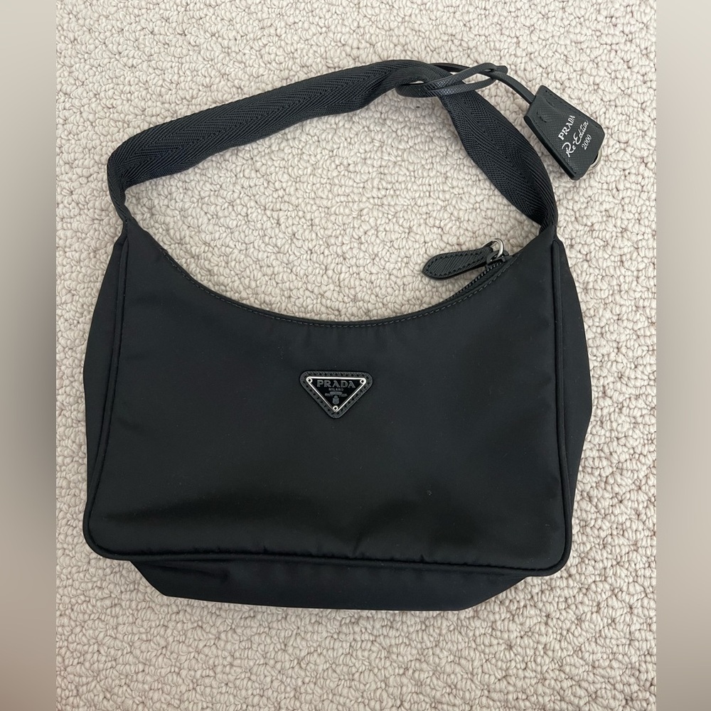 Prada Black Nylon Crossbody Bag